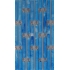 Vliegengordijn op maat: hulzen verspringen blauw gevlekt (kant en klaar)